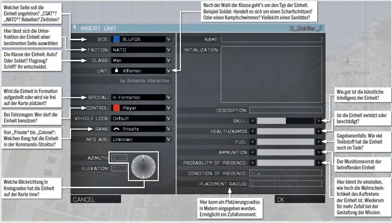 [08/08/2013] Arma 3 Editor: Einheiten einfügen