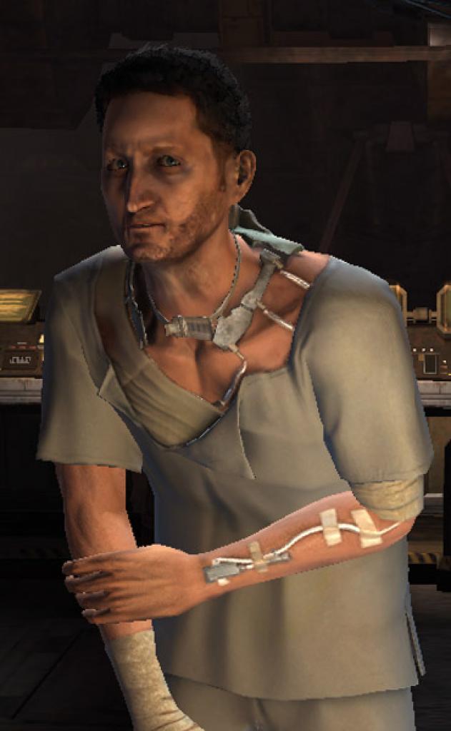 [09/08/2013] Der Wissenschaftler Nolan Stross aus Dead Space 2 verfällt nach seiner Entdeckung von Überbleibseln des roten Markers auf Aegis VII langsam aber sicher dem Wahnsinn. Dies äußert sich in einer Reihe von Wahnvorstellen mit mörderischem Ende, dem auch seine Familie zum Opfer fällt. Nicht zuletzt Ellie Langfords rechtes Auge dürfte einiges zu diesem Thema zu sagen haben.