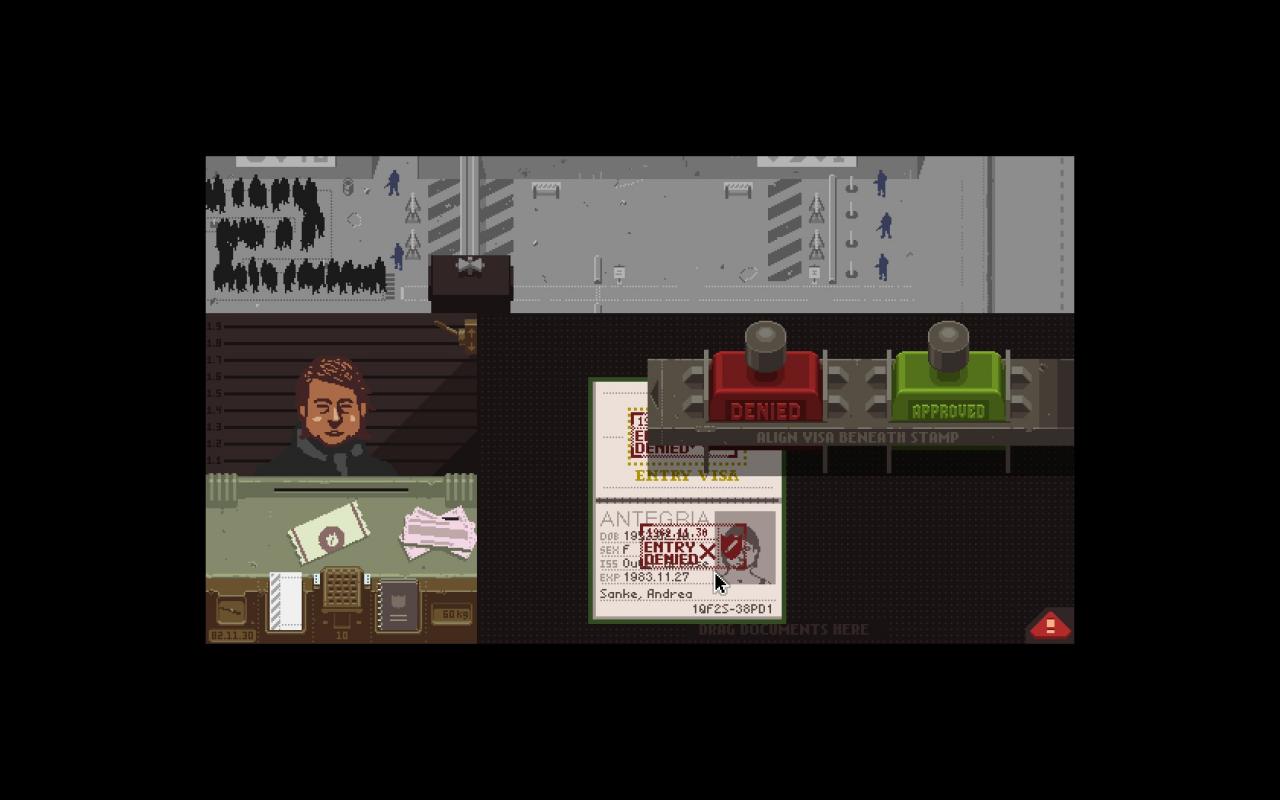 [09/08/2013] Papers, Please sorgte in diesem Jahr für Abwechslung auf dem PC. In unserem Video stellen wir euch weitere außergewöhnliche Spiele vor. (4)