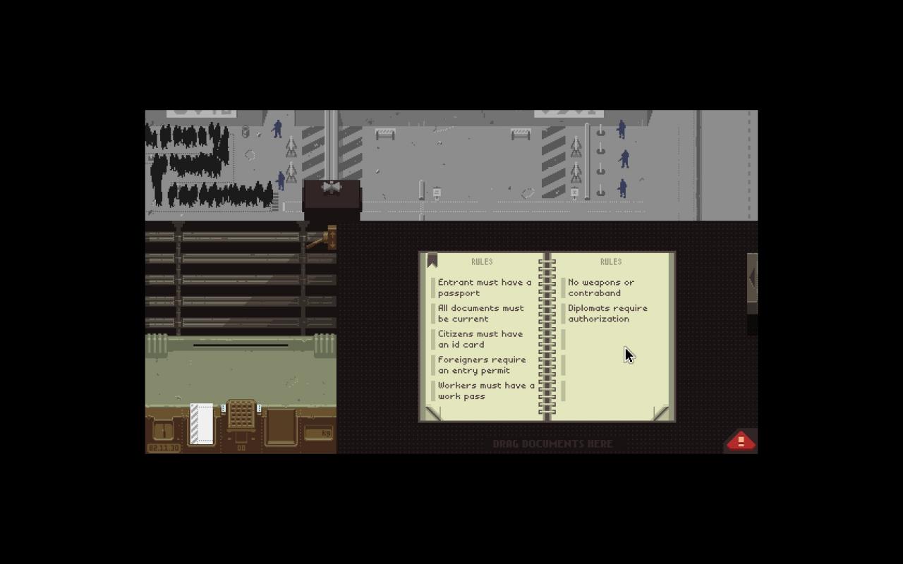 [09/08/2013] Papers, Please sorgte in diesem Jahr für Abwechslung auf dem PC. In unserem Video stellen wir euch weitere außergewöhnliche Spiele vor. (2)