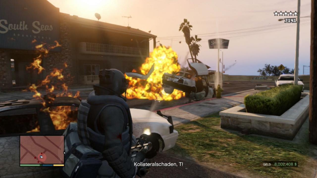 [17/09/2013] In den abwechslungsreich designten Missionen geht es zur Sache, GTA 5 punktet mit überdrehter Action.
