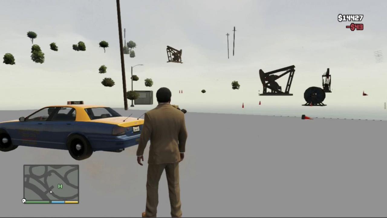[17/09/2013] Bei schnellen Ortswechseln, etwa per Taxi-Schnellreise, braucht das Spiel ein paar Sekunden, um die Umgebungstexturen zu laden.