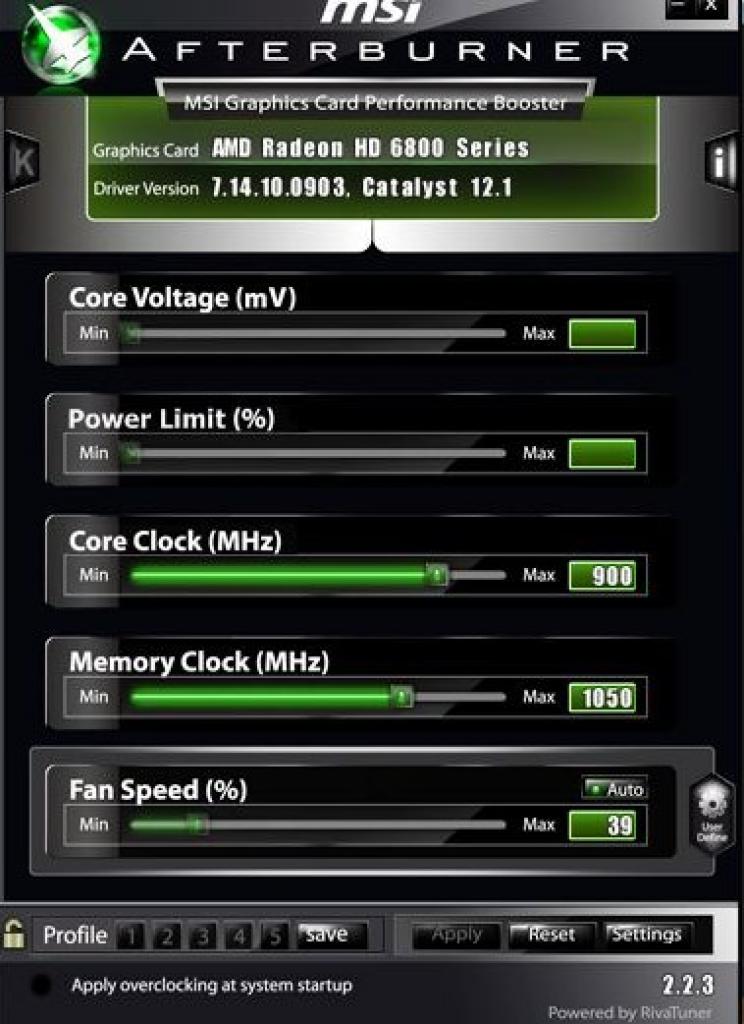 [27/09/2013] MSI Afterburner