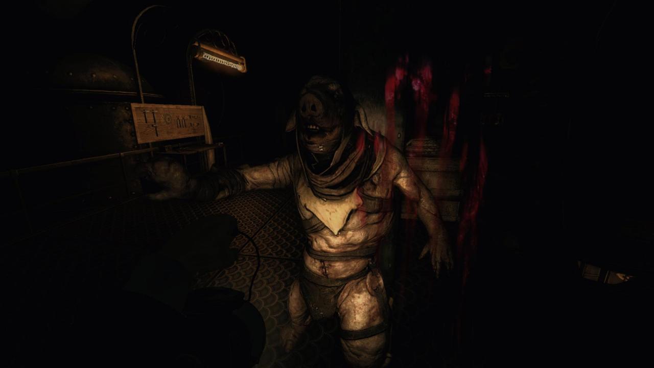 [13/09/2013] Die Begegnungen mit den schweineartigen Monstern sind eine Rarität im Spiel. Da man keine Waffen hat, sollte man vor den Ungeheuern flüchten.