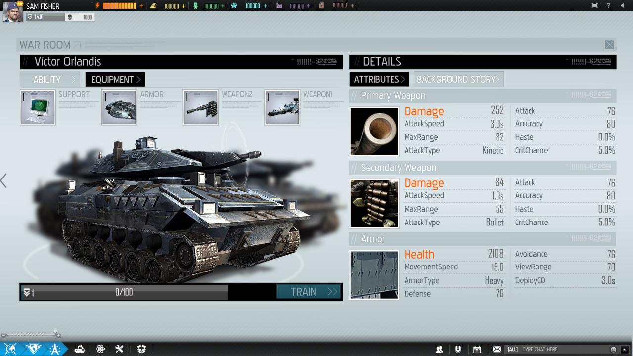 [10/09/2013] Jeden Einheitentyp hat mehrere Upgrade-Slots, in die wir verschiedene 