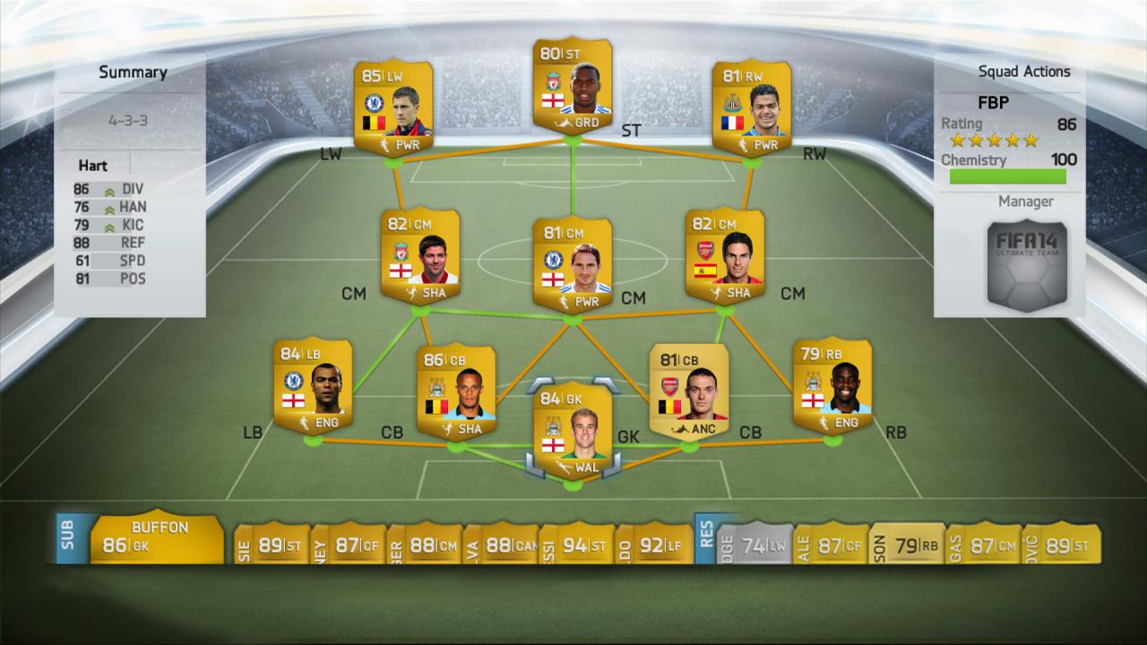 [26/09/2013] FIFA 14 - Offizielle Screenshots zum Ultimate Team zeigen Aufstellung, Attribute, Taktik und mehr (4)