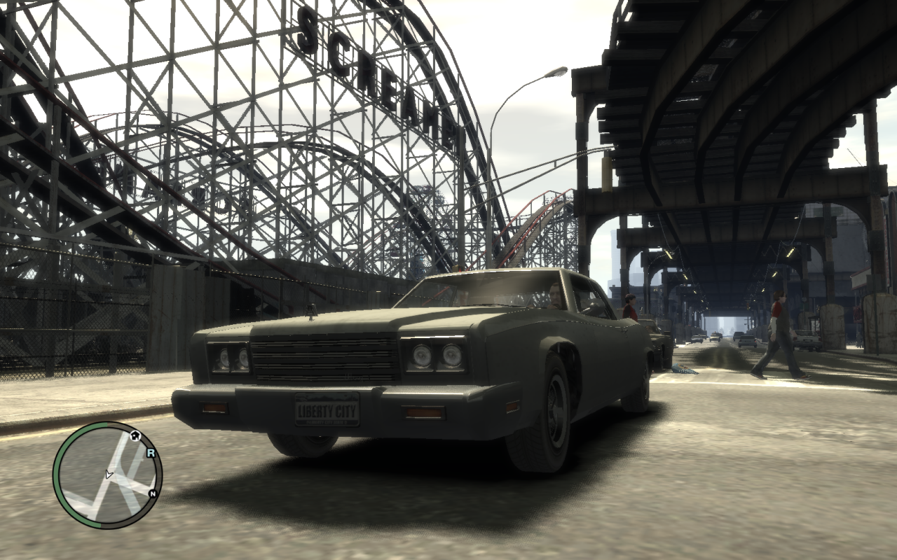 [30/09/2013] So kennt man GTA 4 auf dem PC - die Konsolenherkunft lässt sich nicht leugnen.