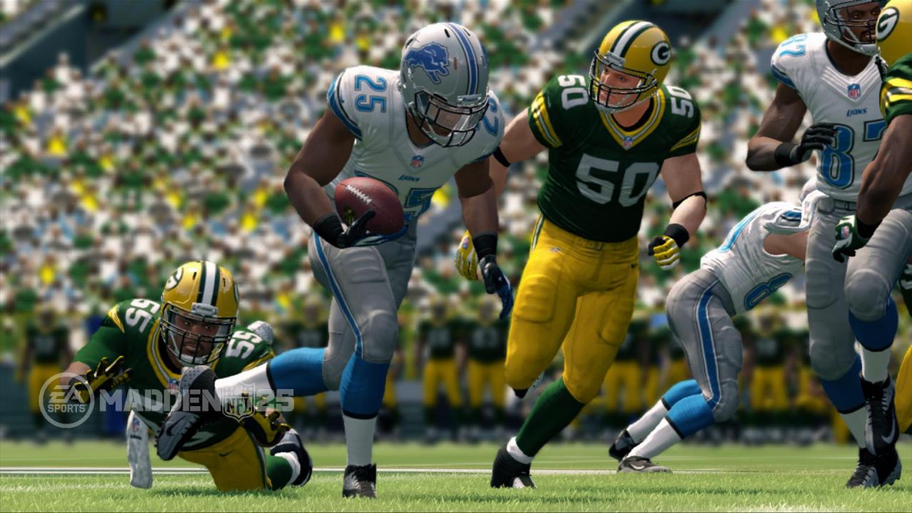 [12/09/2013] Auch wenn Madden NFL 25 auf der Next-Gen-Ebene nicht so überzeugen kann wie seine Spielekollegen NBA 2K14 oder FIFA 14, punktet es mit seinen umfangreichen Spielinhalten. Wir hätten uns bei dem Jubiläumskind trotzdem etwas mehr Mut zur Neuerung gewünscht.