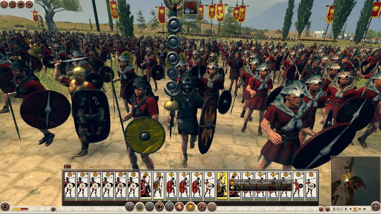 [02/09/2013] Mit reduzierten Details sieht Total War: Rome 2 nicht mehr ganz so schick aus, läuft aber ansatzweise flüssig.