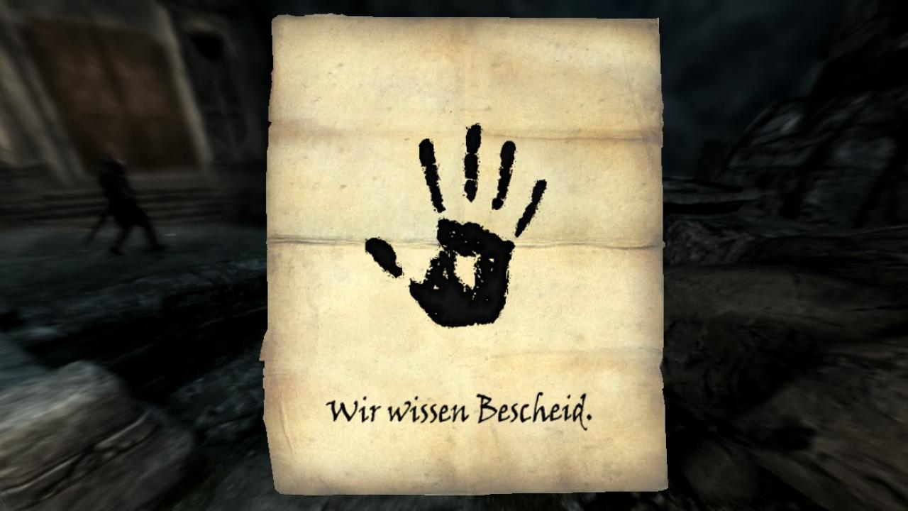 [20/09/2013] Die dunkle Bruderschaft (The Elder Scrolls-Reihe) - Die Dunkle Bruderschaft ist eine Organisation von Meuchelmördern, die im Auftrag der Mutter der Nacht morden. Die Bruderschaft selbst versteht sich als eine große Familie, die sich an einen strengen an Kodex - die 5 Gebote - halten.