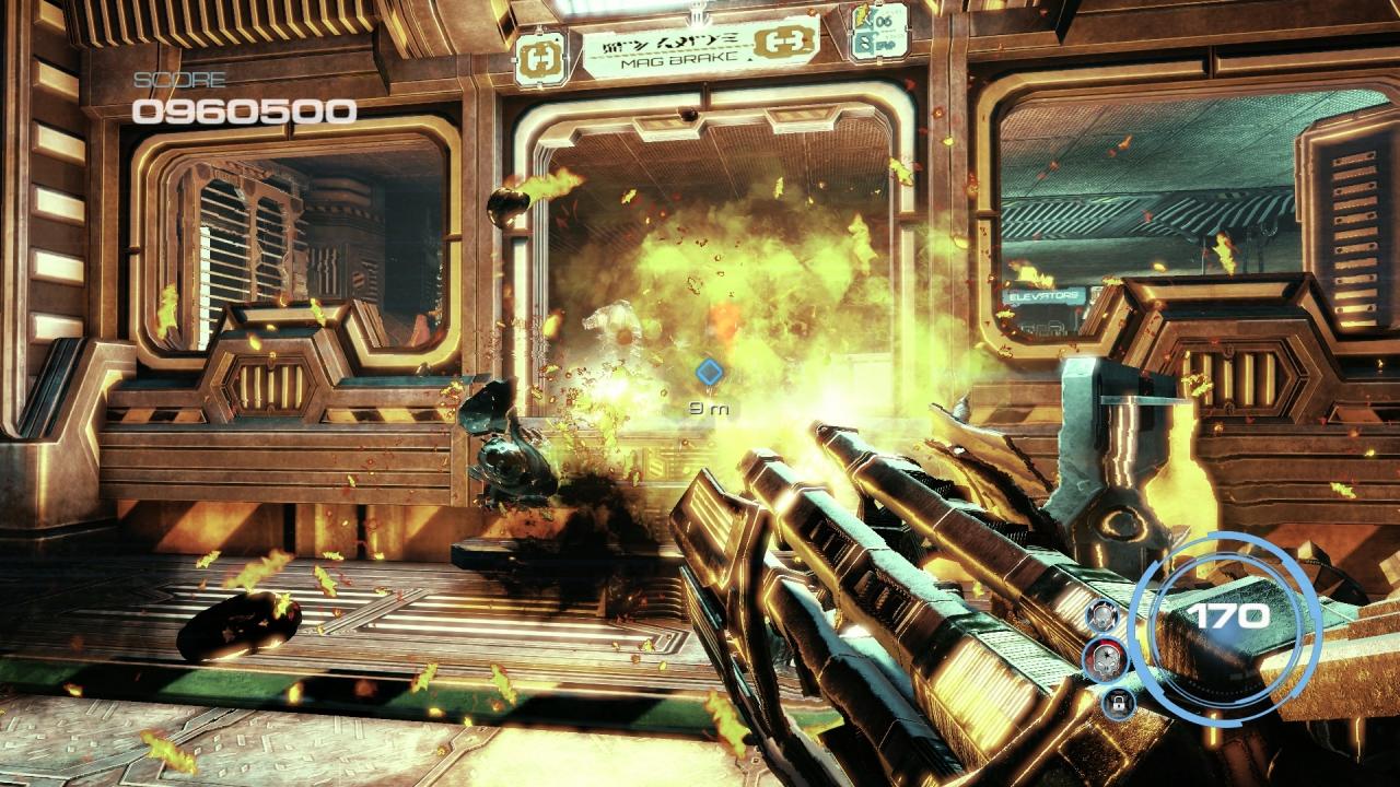 [24/09/2013] Überall sind explosive Behälter in den Levels verteilt - immerhin ist Alien Rage betont altmodisch.