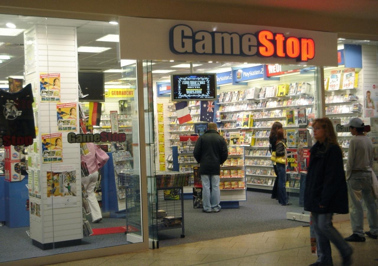 GameStop: Geschäftseingang