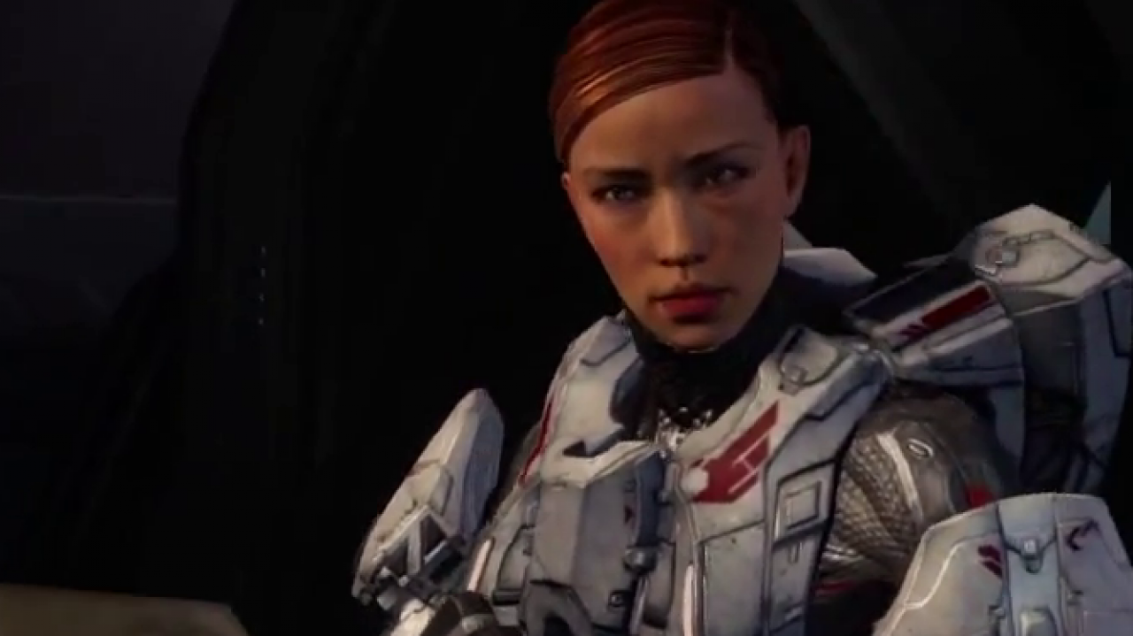 [16/09/2013] Einen weiteren Ausflug in die Rolle einer energischem Weltraum-Heldin unternahm Jennifer Hale in Halo 4, wo sie die Rolle von Commander Sarah Palmer übernahm. An Bord der UNSC Infinity führt sie die Spezialeinheiten von Spartan IV. Im Spartan Ops-Modus von Halo 4 dient sie entsprechend als Hauptauftraggeberin für den Spieler.