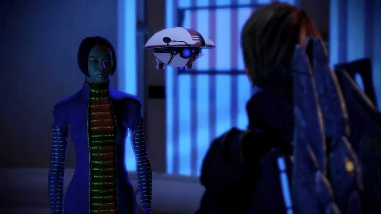 [03/09/2013] Khalisah al-Jilani, die Reporterin mit dem unmöglichen Namen. Extra entworfen, um Commander Shepard das Leben schwer zu machen, tänzelt sie durch die Mass Effect-Reihe und stellt unangenehme Fragen, die Shepard mehr als dumm aussehen lassen können. Ein Dank an die Entwickler, man kann sie auch verprügeln!