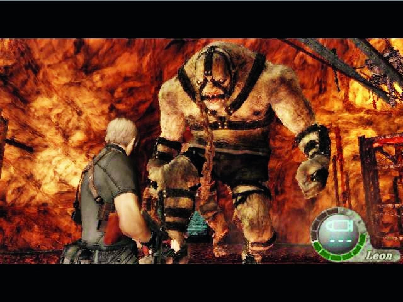 [25/09/2013] Groß, dick und schlagkräftig: Der Kampf gegen einen solch fetten Hünen wäre bei den Vorgängern von Resident Evil 4 definitiv weniger eindrucksvoll gewesen.
