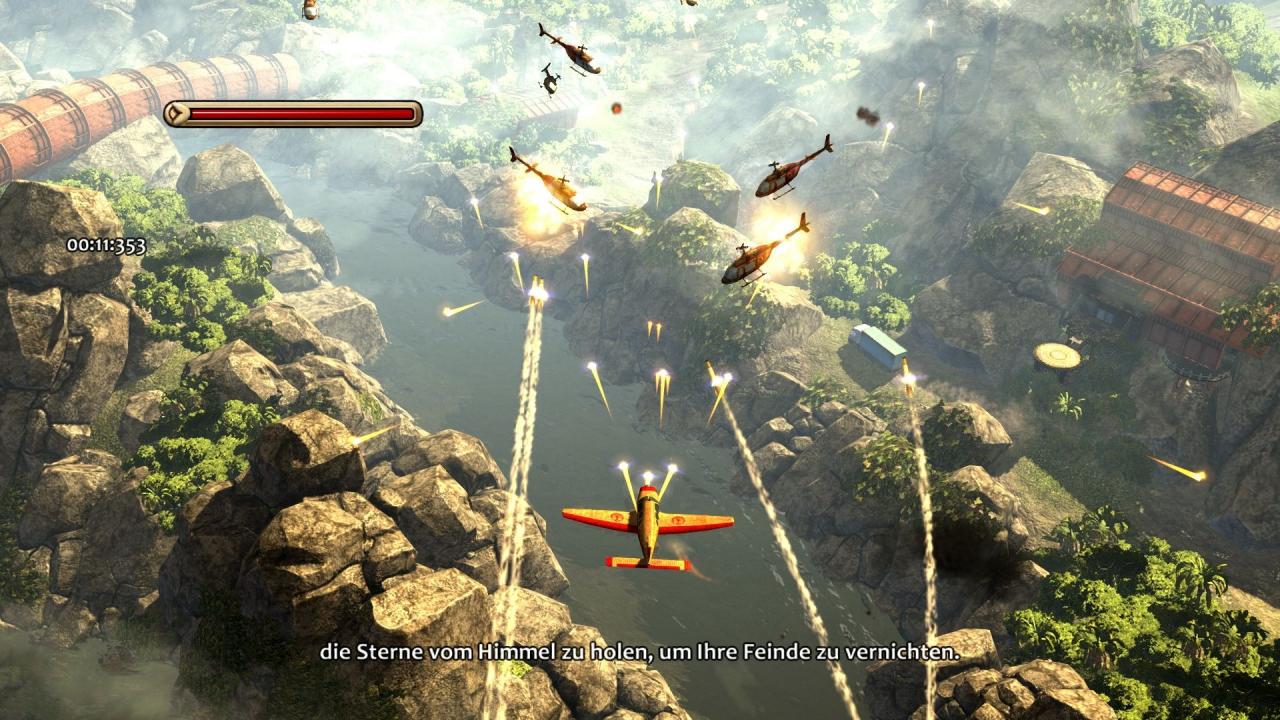 [11/10/2013] Solche kleinen Arcade-Einlagen darf man jederzeit aufs Neue spielen, um eine neue Bestzeit aufzustellen.