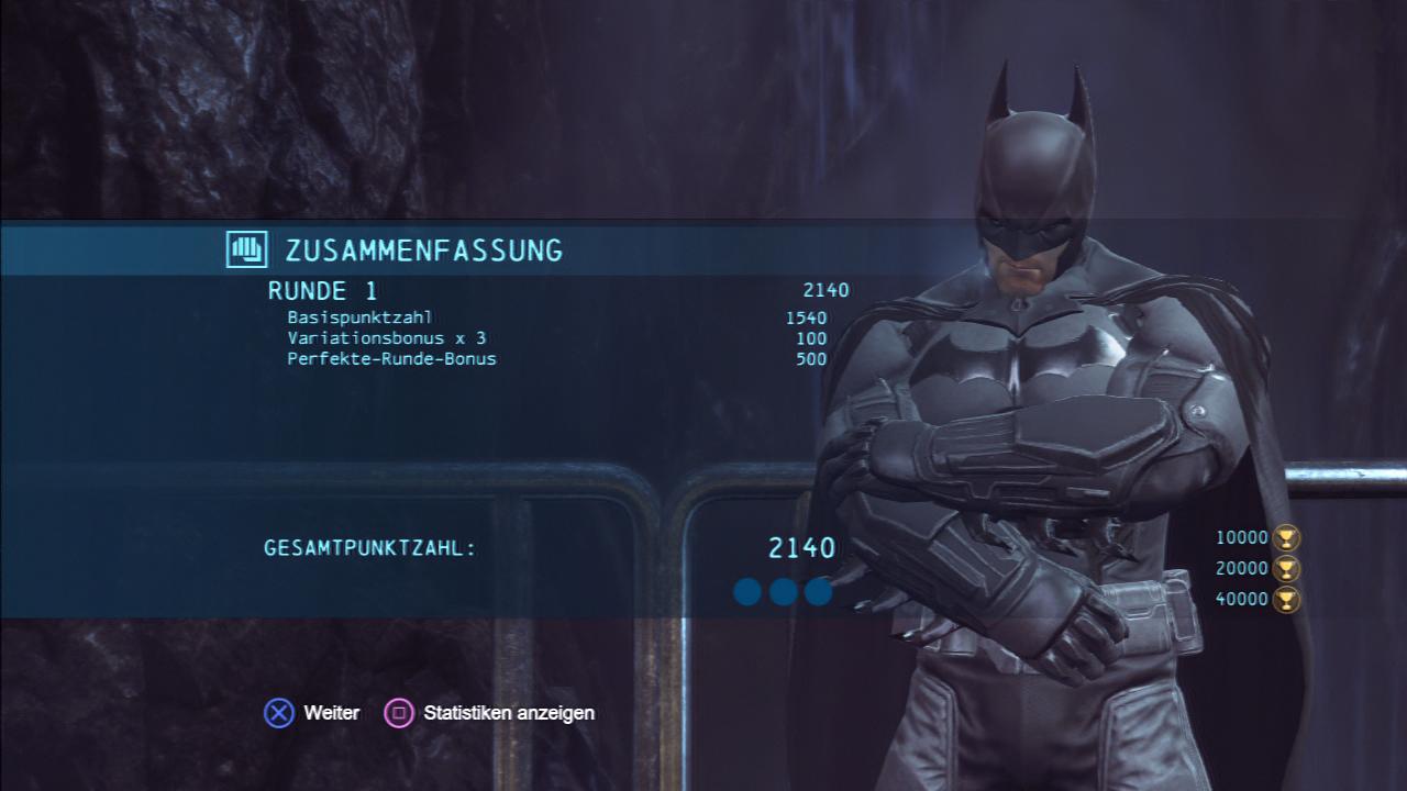 [24/10/2013] Neben einem brandneuen Mehrspielermodus (Test in der nächsten Ausgabe) gibt es auch wieder eine Vielzahl von Challenge Maps, auf denen Batman der ungezwungenen Punktejagd frönen darf.