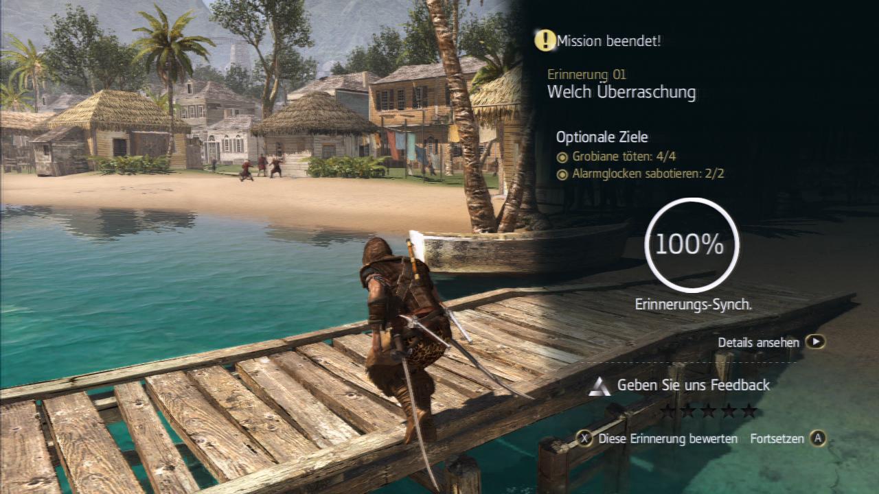 [31/10/2013] Assassin's Creed 4 - Sequenz 9 - Erinnerung 1- Übersicht