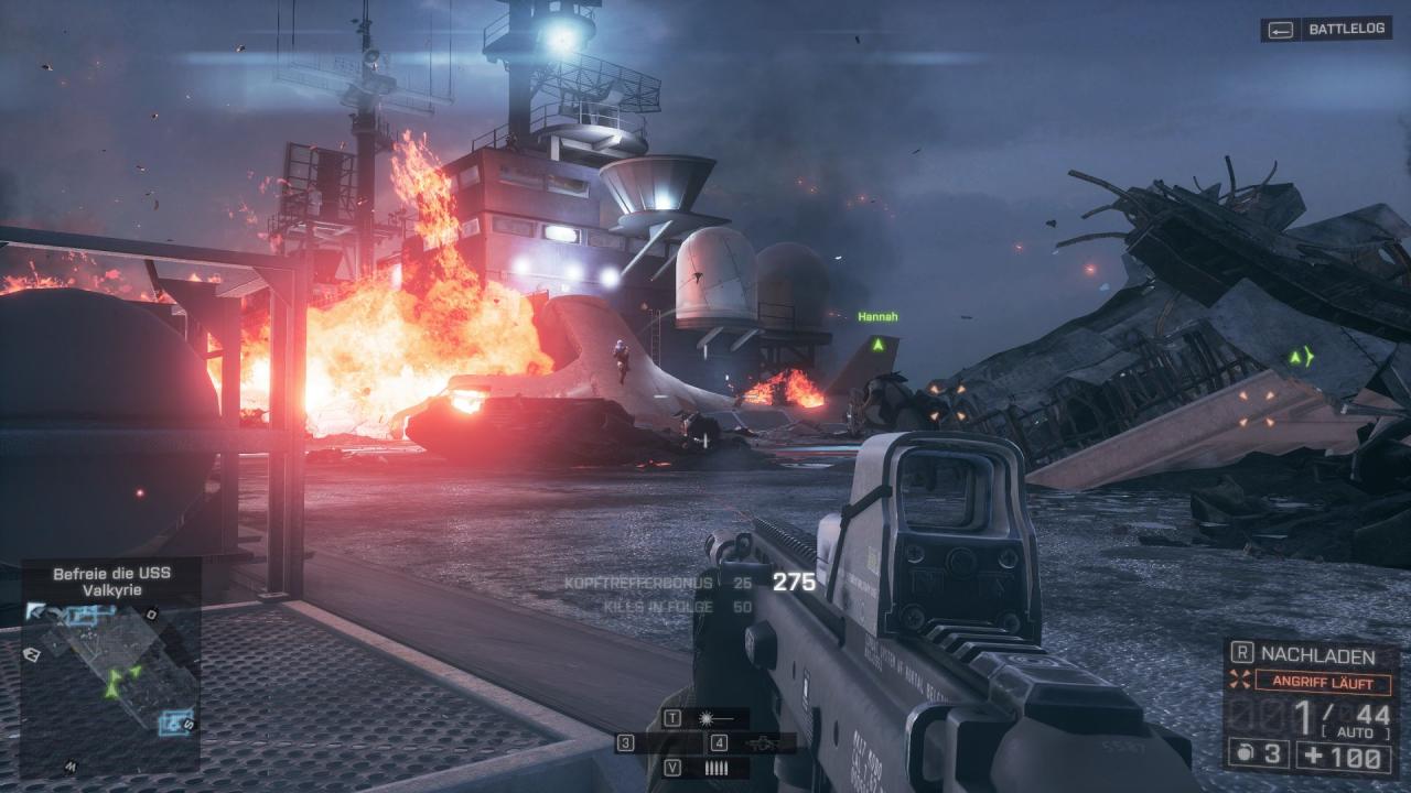 [30/10/2013] Simpel-Spielprinzip in Schön: Warum der Multiplayer-Shooter Battlefield 4 eine derart uninspirierte Solo-Kampagne benötigt hat, weiß nur Entwickler Dice.