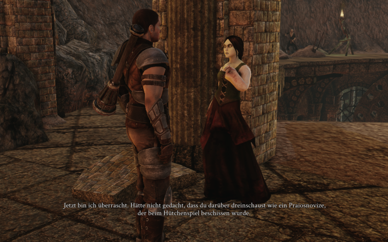 [21/10/2013] Demonicon im Test: Die Dialoge sind teils mit derbem Humor versehen.