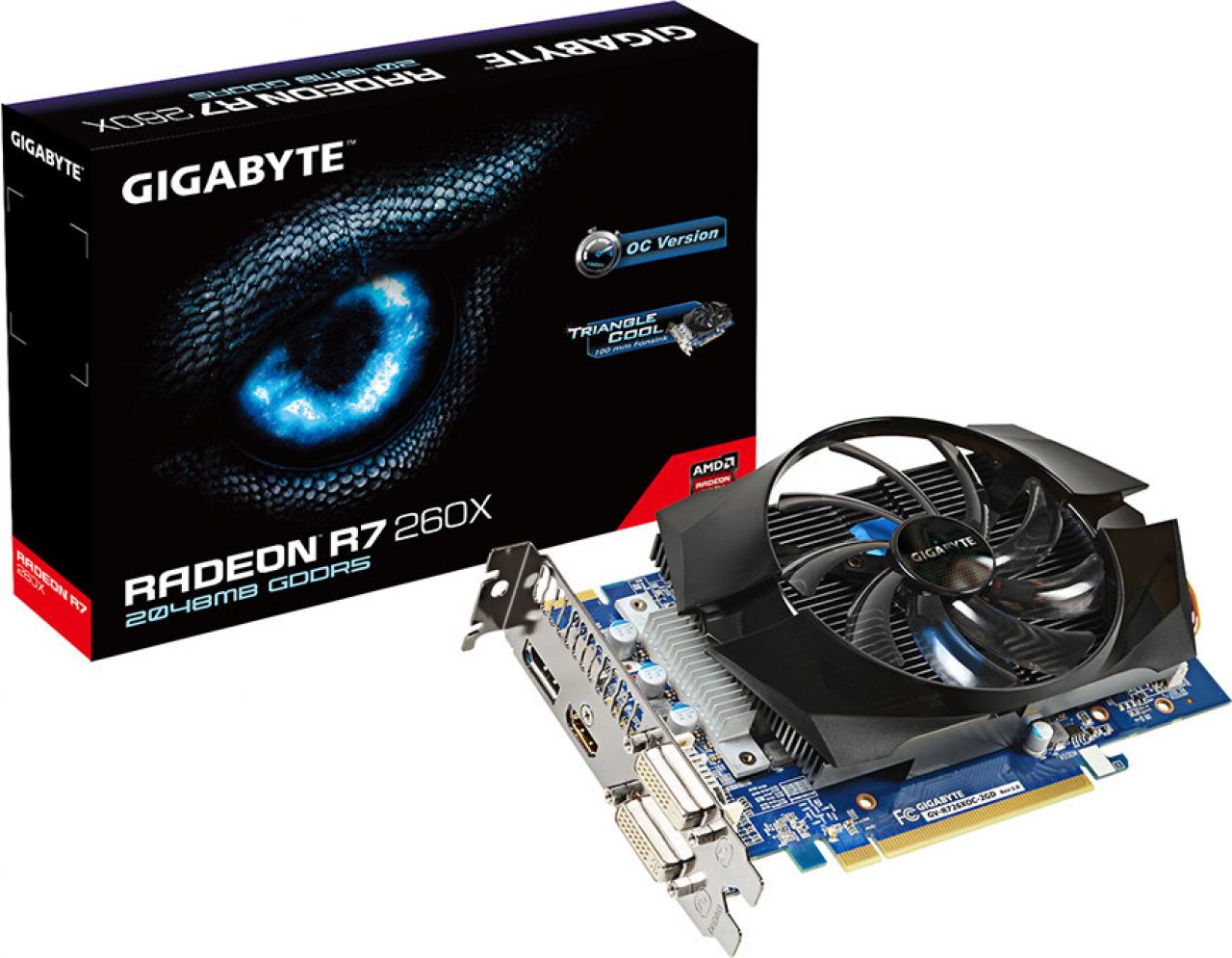 [10/10/2013] Die AMD R7 260X ist bereits seit Herbst letzten Jahres im Handel. Hier ein Modell von Gigabyte