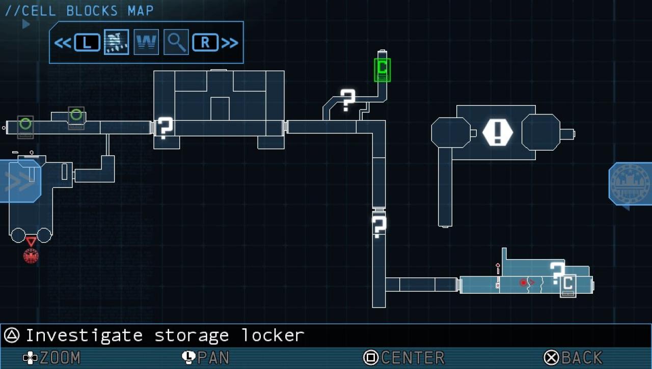[28/10/2013] PS Vita: Die 2D-Karte ist nicht immer hilfreich, wenn es darum geht, sich in den 3D-Levels zurechtzufinden.