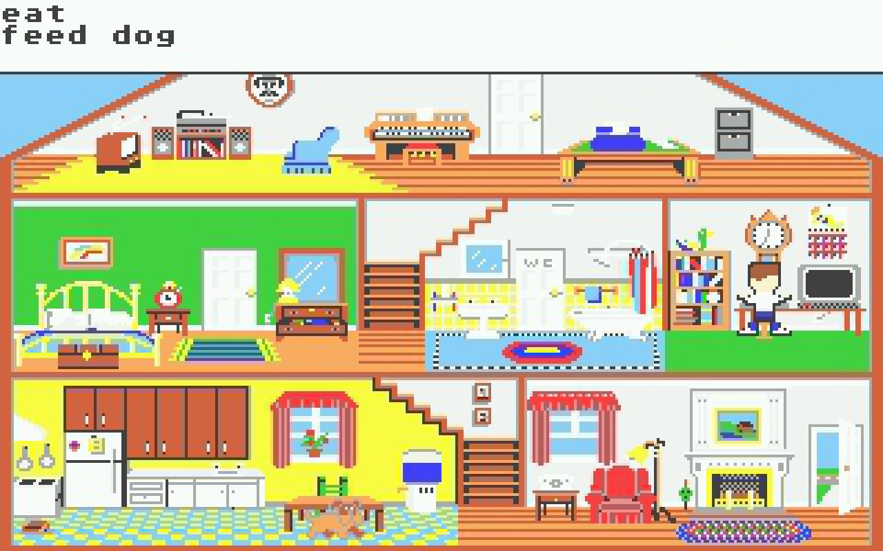 [14/10/2013] Little Computer People (1985, C64, Atari, ZX Spectrum, CPC, Amiga, Apple II) - Wie bei den Sims steuert ihr kleine Menschen, die in eurem PC leben und könnt sie wie in einem Puppenhaus betrachten.