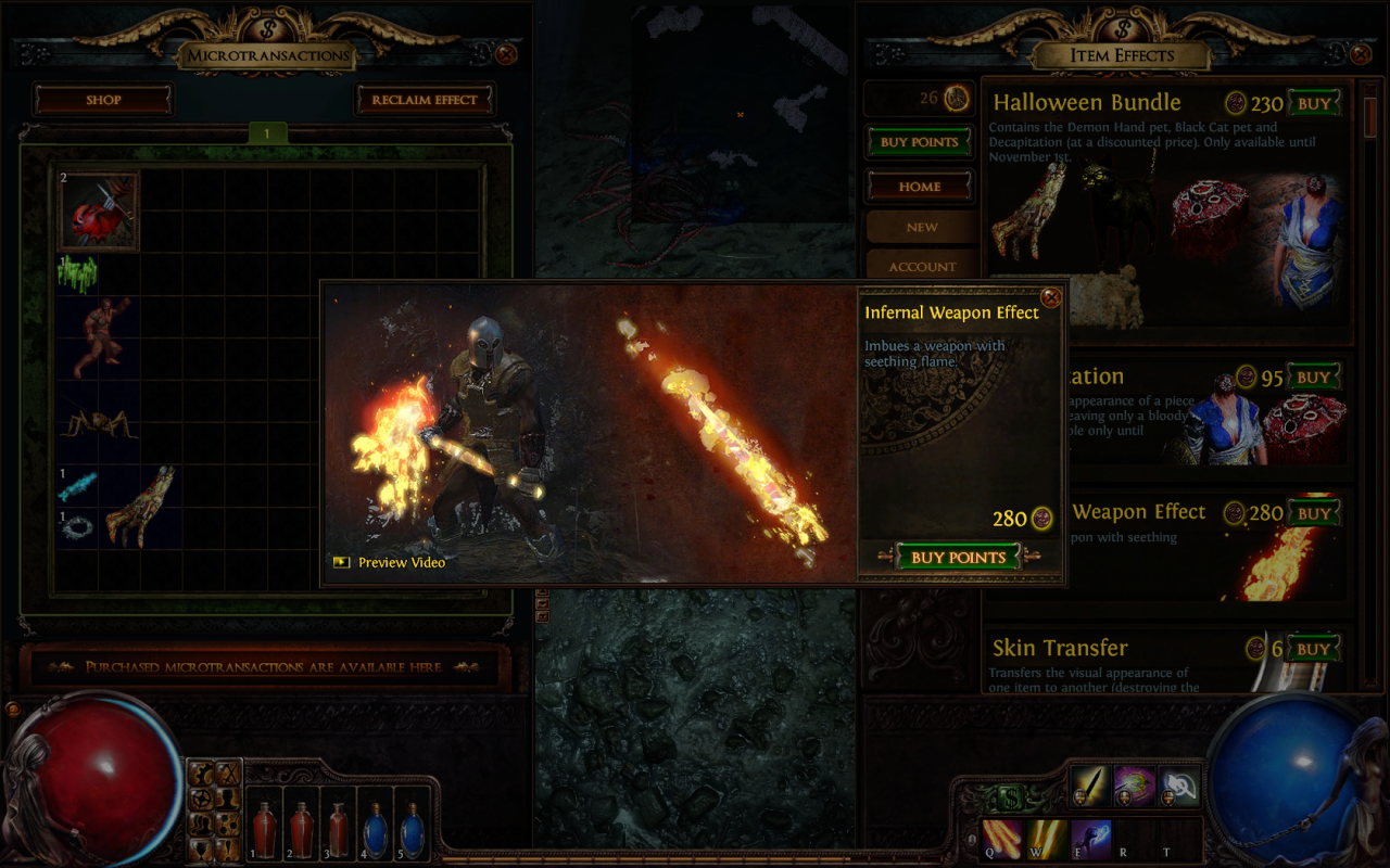 [31/10/2013] Path of Exile im Test: Kein Pay2Win! Der Ingame-Shop enthält hauptsächlich kosmetische Items.