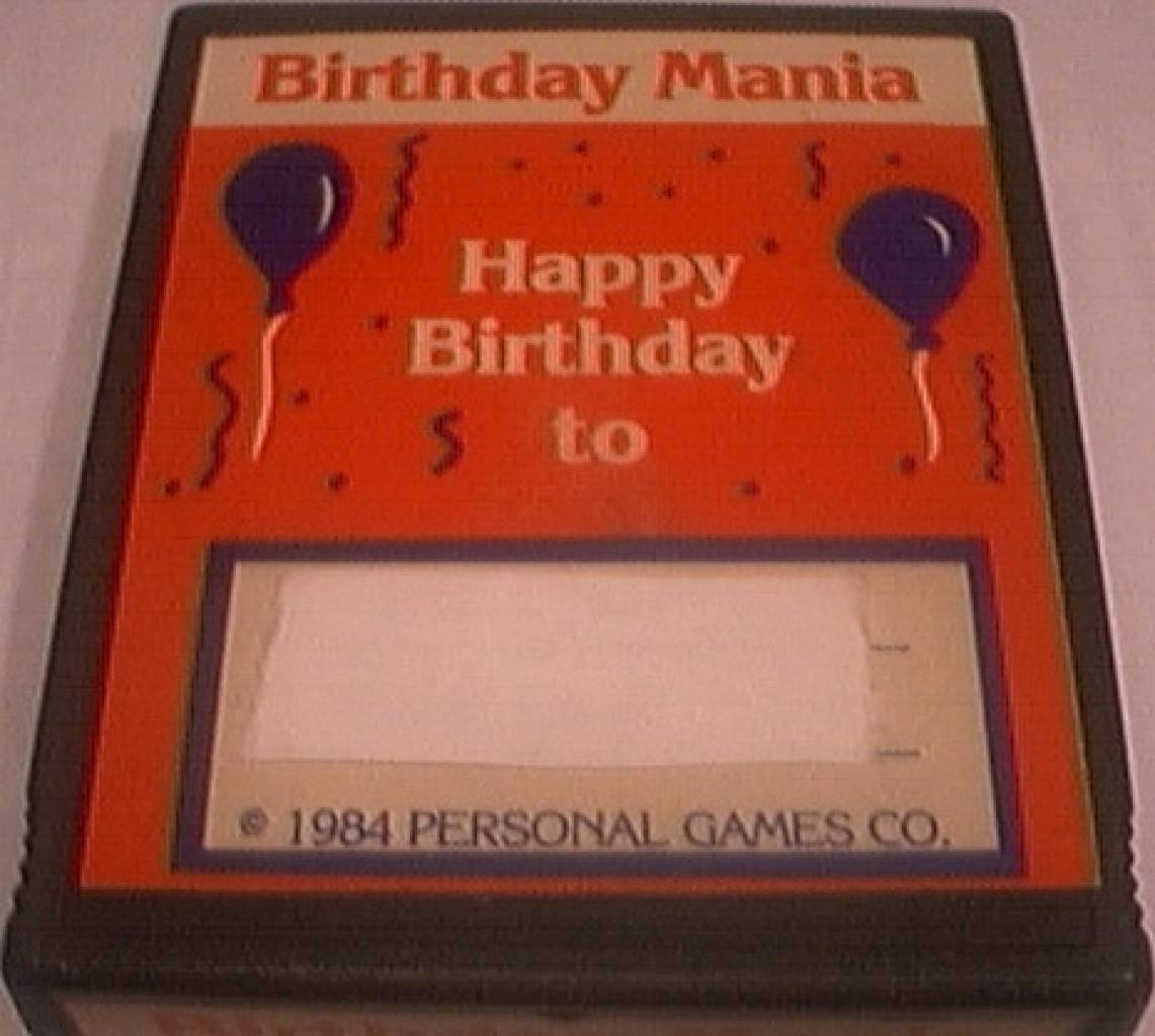 [22/10/2013] Mit Birthday Mania konnten personalisierte Geburtstagswünsche an Zocker verschenkt werden. Mittlerweile könnte eine Version dieses Spiels 35000 US-Dollar bei Sammlern erzielen.