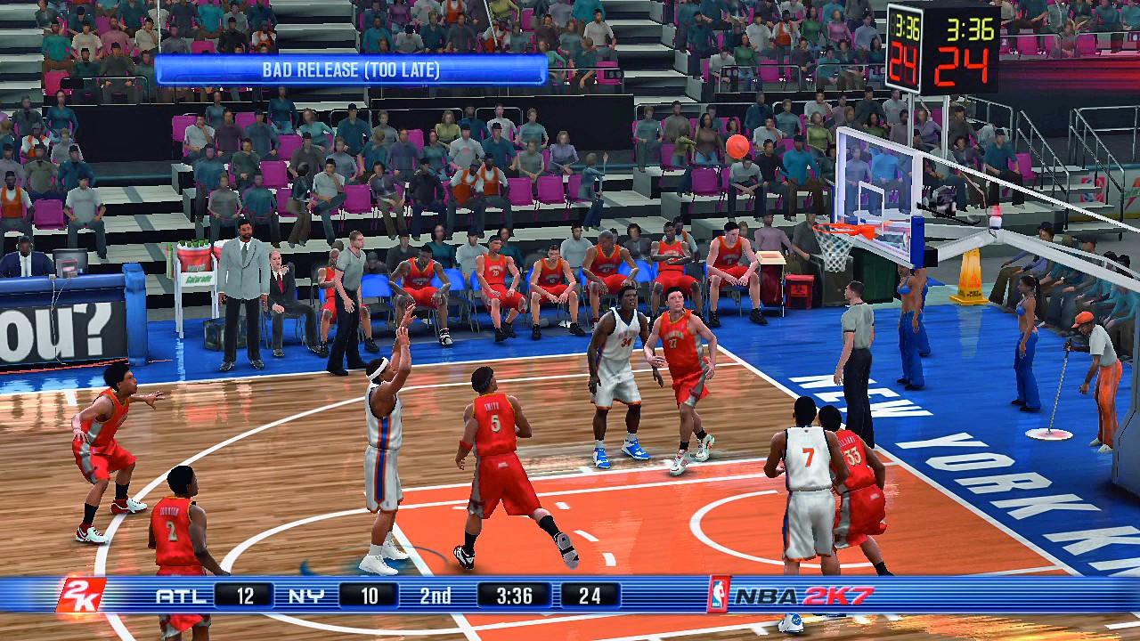 [12/11/2013] Sportunterricht: Zum EU-Start der PS3 standen zahlreiche, ordentliche Sporttitel in den Läden, wie etwa hier NBA 2K7.