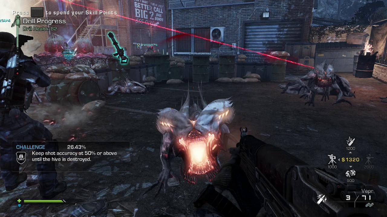 [04/11/2013] Zombies sind out, Aliens sind in. Zumindest, wenn man Infinity Ward Glauben schenken will. Denn die Alienhatz Extinction ersetzt den Zombie-Modus der Vorgänger.