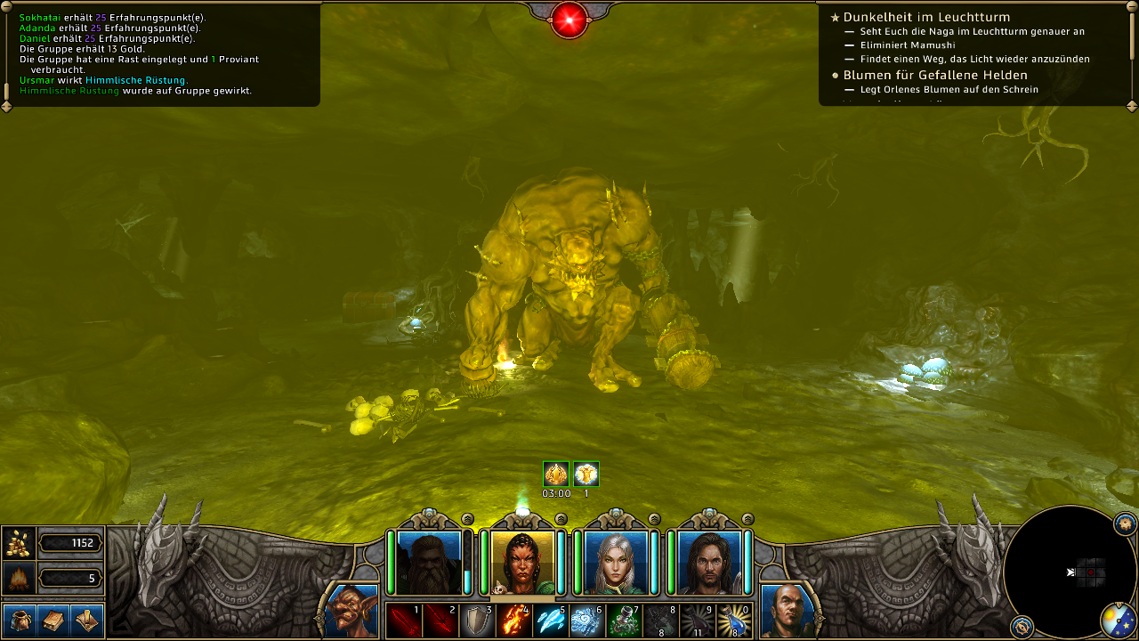 [29/11/2013] Might & Magic X: Legacy im Early-Access-Check (V.1.2.2)In einer kleinen Höhle treffen wir auf diesen netten Burschen, der über unseren Besuch gar nicht erfreut ist. Zu den Waffen!