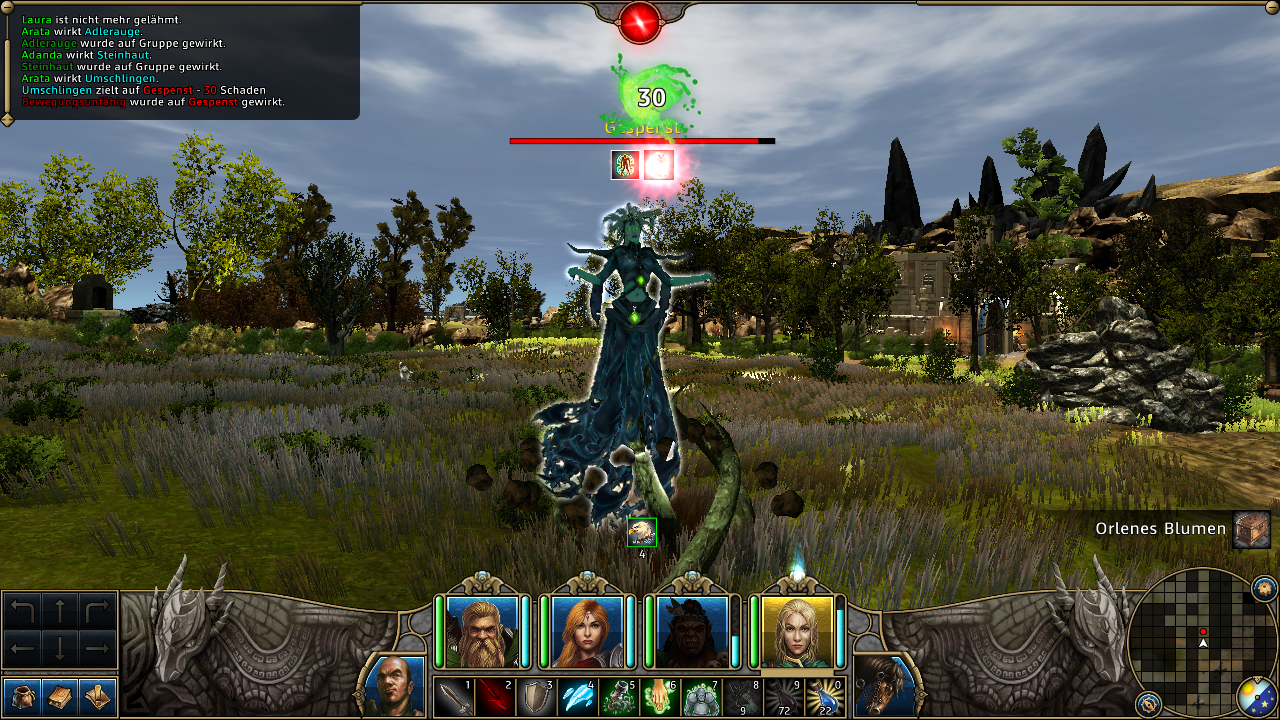 [29/11/2013] Might & Magic X: Legacy im Early-Access-Check (V.1.2.2)Mit den Gespenstern ist nicht gut Kirschen essen. Sie besitzen einen Lähmungszauber, der sich nur mit Gegenmagie aufheben lässt.