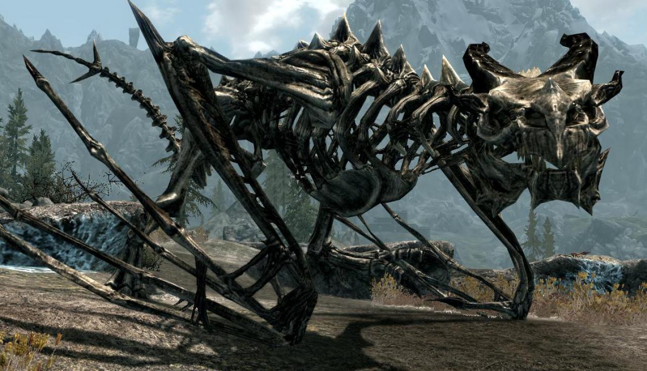 [08/11/2013] In der Welt von The Elder Scrolls 5: Skyrim bekommt ihr es nicht nur mit Horden von Skeletten (wir haben schon lange aufgehört zu zählen), sondern auch mit mächtigen Drachen zu tun. Der Skelettdrache ist dabei wohl der knochigste von allen.