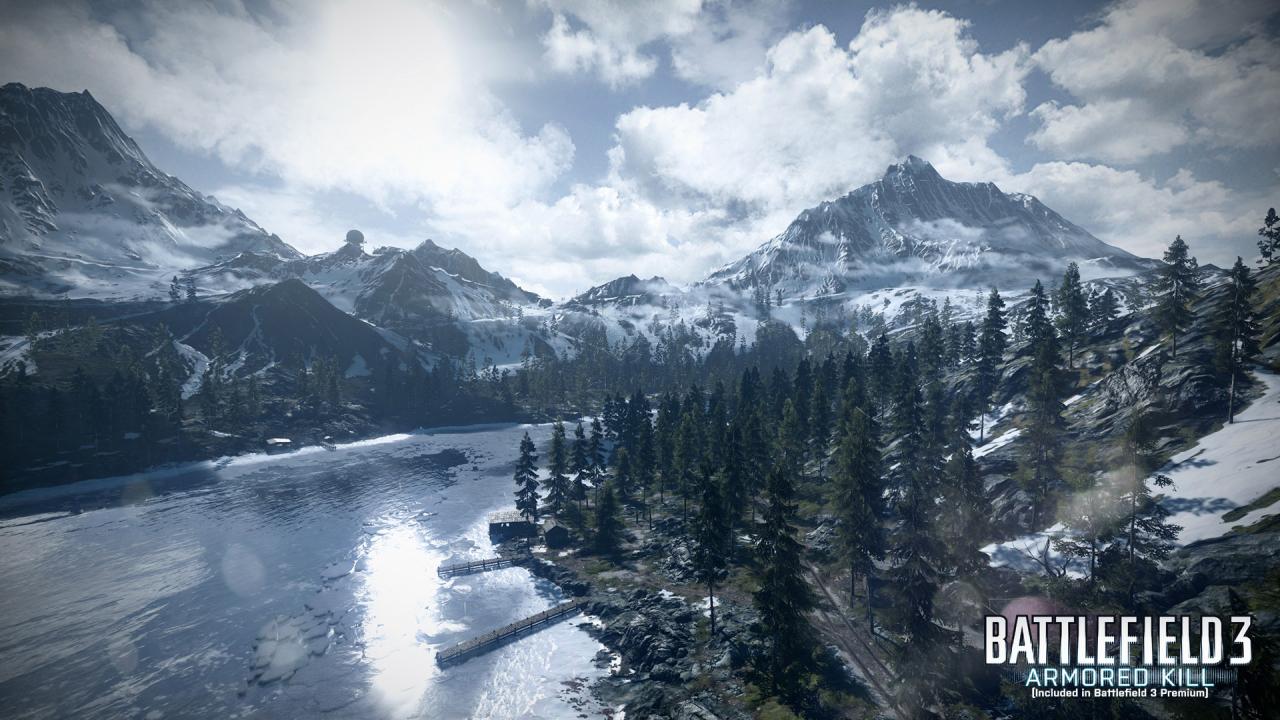 [29/11/2013] Die Karten von Battlefield 3 laden zum Umschauen und Verweilen ein. Alborz Mountain stellt dabei einen besonderen Augenschmaus dar.
