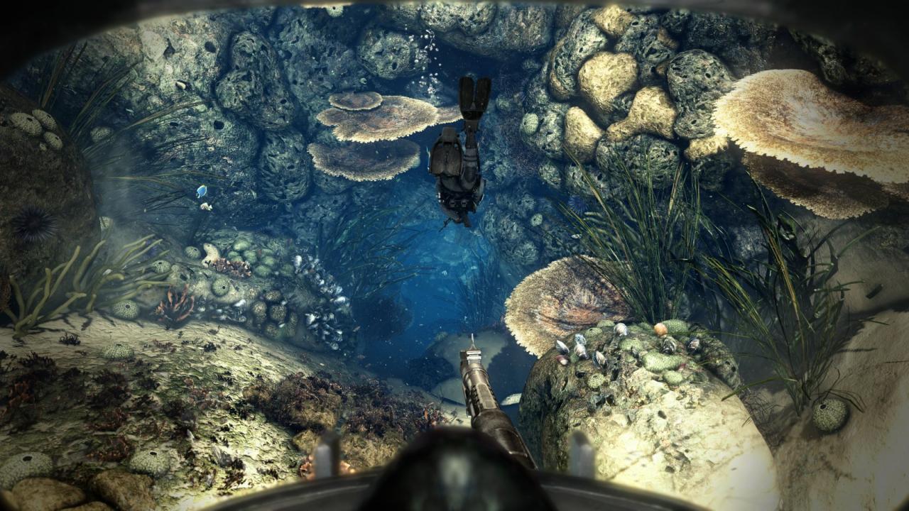[05/11/2013] Das es in einem Call of Duty-Spiel auch mal ruhiger zugehen kann, beweist der Tauch-Abschnitt 
