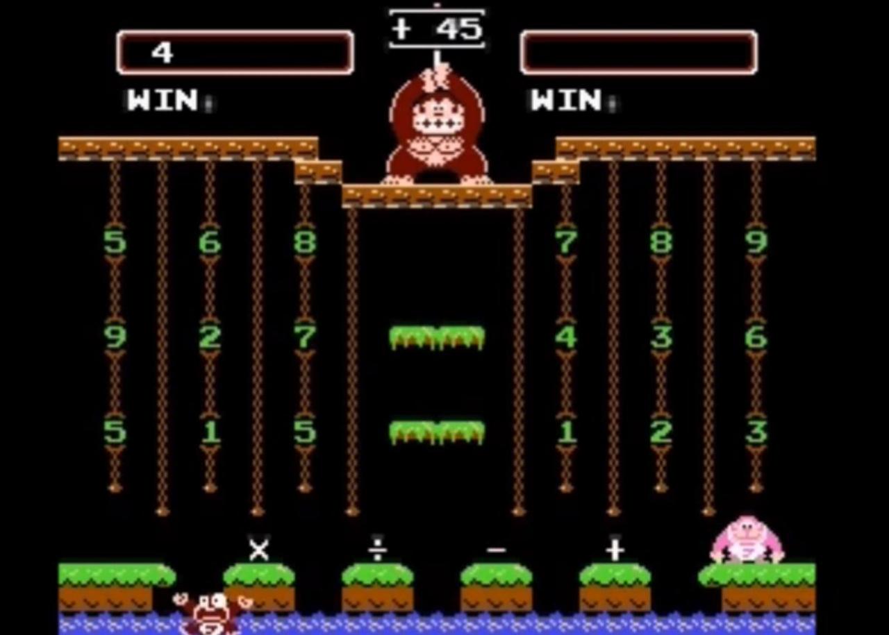 [26/11/2013] Mit Donkey Kong Jr. Math bekamen Spieler des NES ein besonders harten Brocken zum Start. Selten haben wir uns ein Videospiel gewünscht, in dem Rechnen das Ziel ist. Als Lehrmethode mag der Titel ja seinen Wert haben. Für den Start einer neuen Konsole konnte das Rechen-Spiel nur hinter den Erwartungen zurückbleiben.