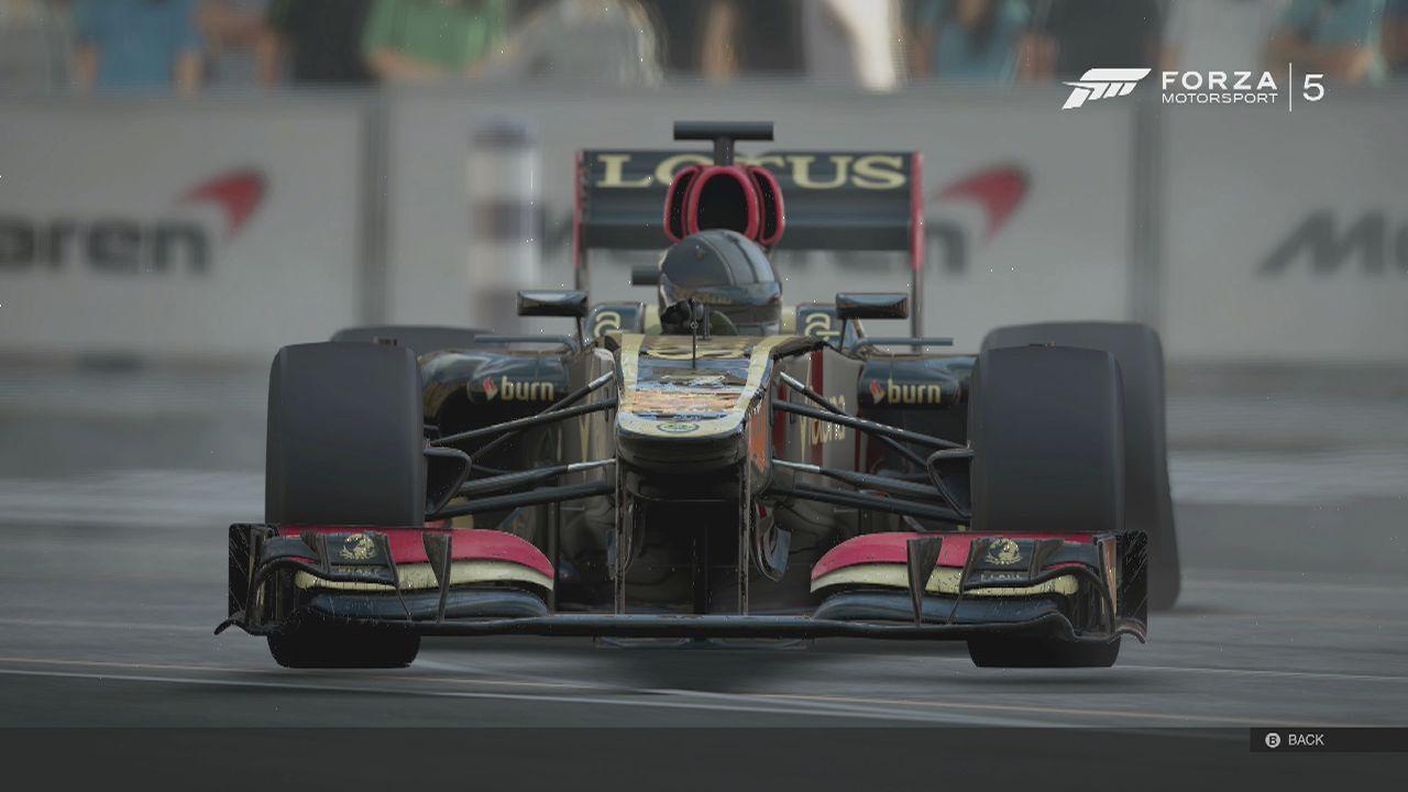 [20/11/2013] Forza Motorsport 5 im Test: Sogar einige Formel 1-Boliden haben es in das Spiel geschafft. Bevor ihr jedoch in Kimi Räikönens Arbeitsgerät steigen dürft, müsst ihr euch ein gutes Polster auf eurem virtuellen Konto erfahren.