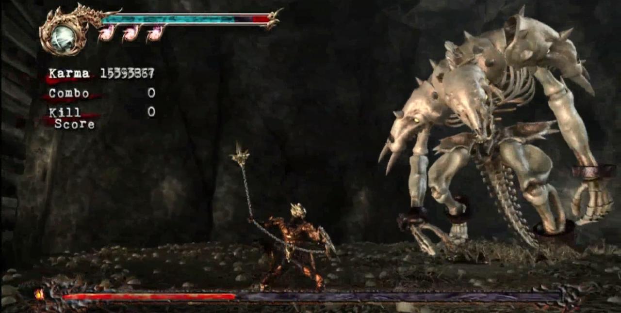 [10/11/2013] Im Xbox 360 Game Ninja Gaiden 2 bekommen Fans des Vorgängers ziemlich genau die knüppelharte Kampfaction geliefert, die sie sich gewünscht haben. Dabei schnetzelt man sich auch durch die ein oder andere Horde Knochengegner und bekommt es mit einem Riesenskelett zu tun.