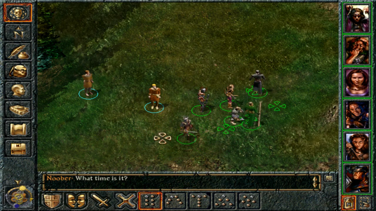 [13/11/2013] Leservorschlag - Noober geht uns in Baldur's Gate gehörig auf die Nerven. Alle paar Sekunden kommt er mit allerlei Belanglosigkeiten zu uns gerannt und stört uns.