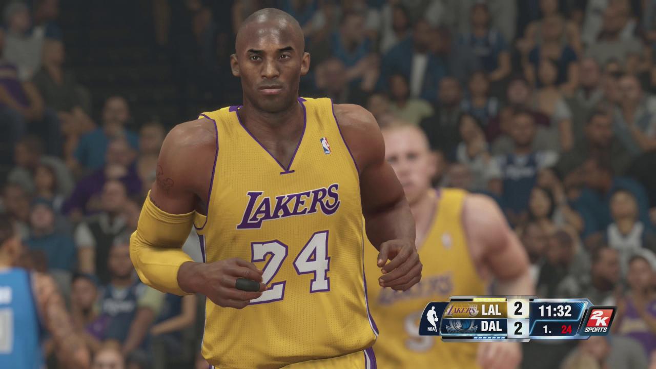 [14/11/2013] Die Gesichter der einzelnen Athleten sind wirklich toll umgesetzt, besonders lebensecht wirken Stars wie LeBron James oder - hier im Bild - Kobe Bryant.