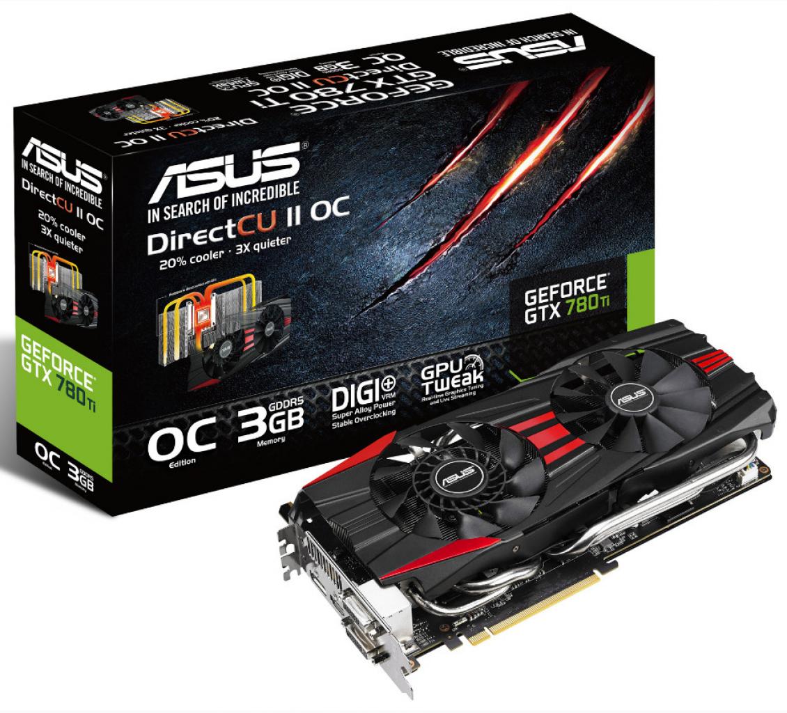 [12/12/2013] Die Custom-Kühlung wie hier bei Asus ist meist deutlich leiser als die Referenz-Kühlung von AMD und Nvidia