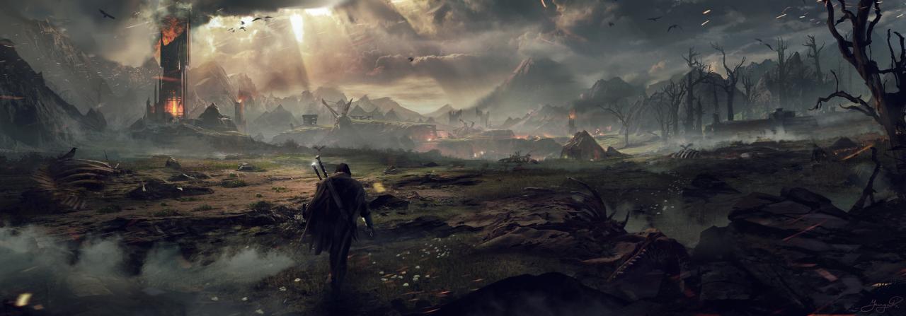 [16/12/2013] Beim Vor-Ort-Besuch zeigte uns Monolith bereits andere, freundlichere Artworks, die ein anderes Bild vom Schattenland Mordor zeichen. Veröffentlichen dürfen wir derzeit aber nur dieses.