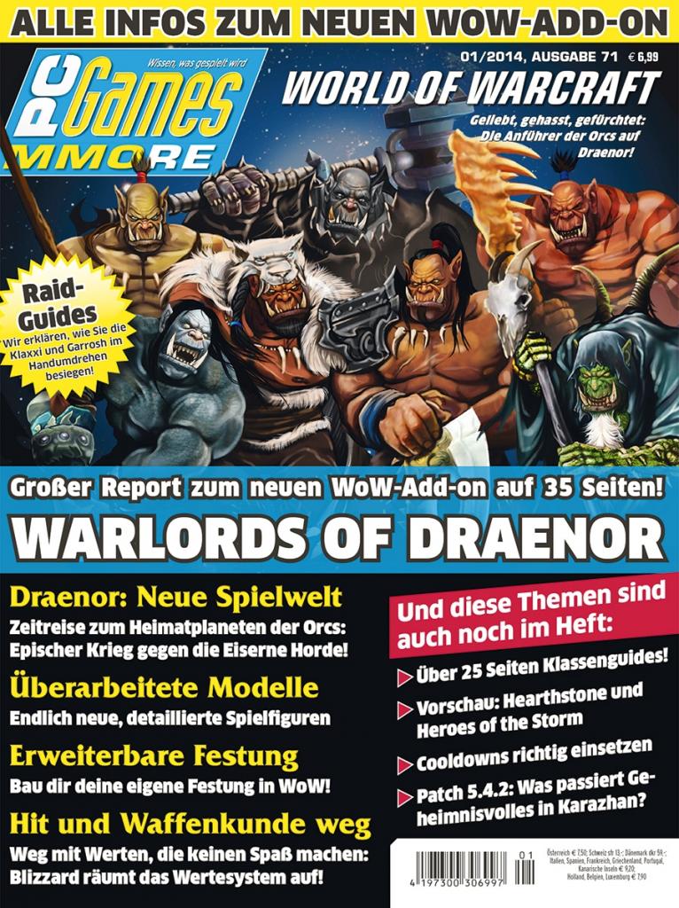 [16/12/2013] Ab 18.12. überall dort, wo's Zeitschriften gibt: die neue MMORE!