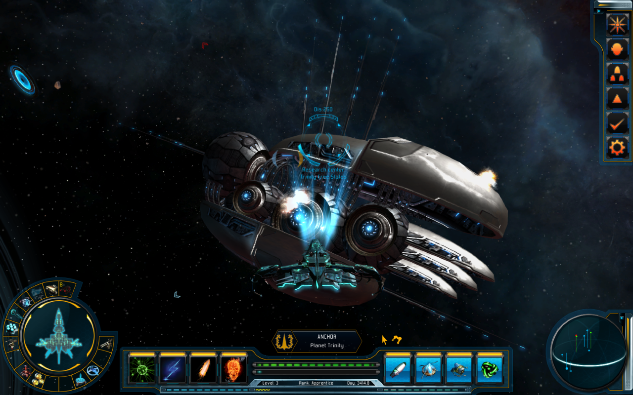 [02/12/2013] Starpoint Gemini 2 (Early Access): Simple Aufträge bestehen zum Beispiel darin, beschädigte Module und Stationen zu reparieren.