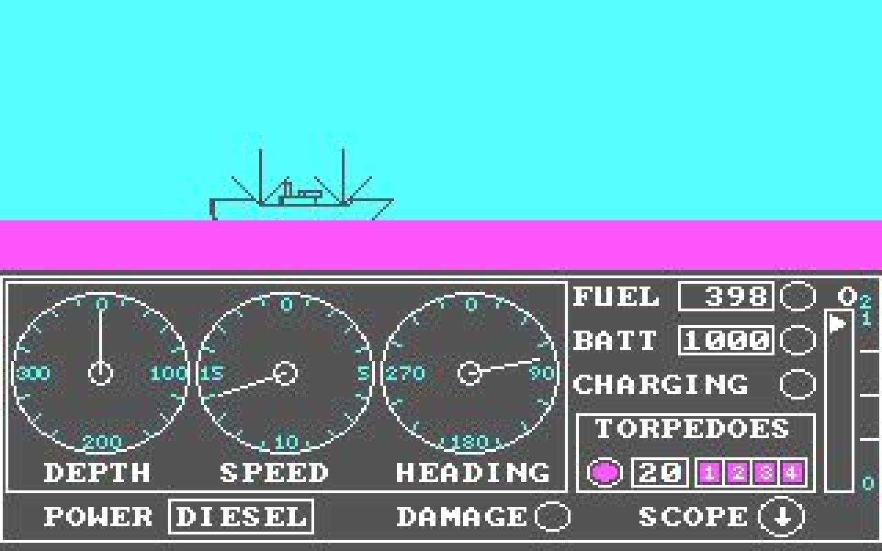 [29/01/2014] GATO ist eine frühe U-Boot-Simulation für IBM-kompatible PCs.