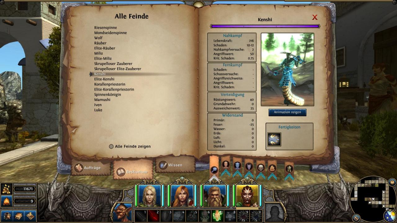 [28/01/2014] Might & Magic X: Legacy - Komplettlösung: Hauptquests Akt 1Das Bestiarium