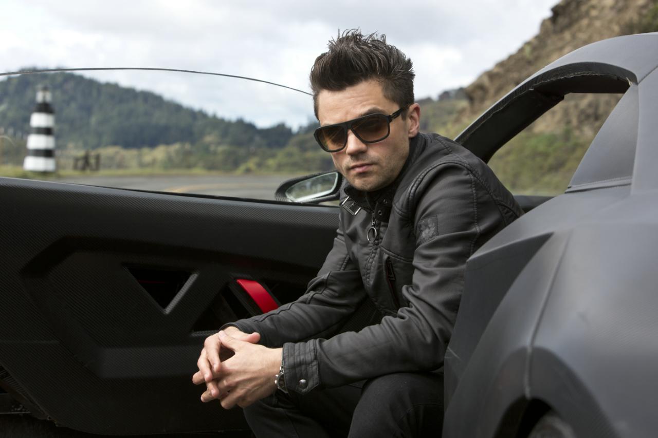 [13/01/2014] Bösewicht Dominic Cooper passt schon eher ins Bild der Underground-Racer.