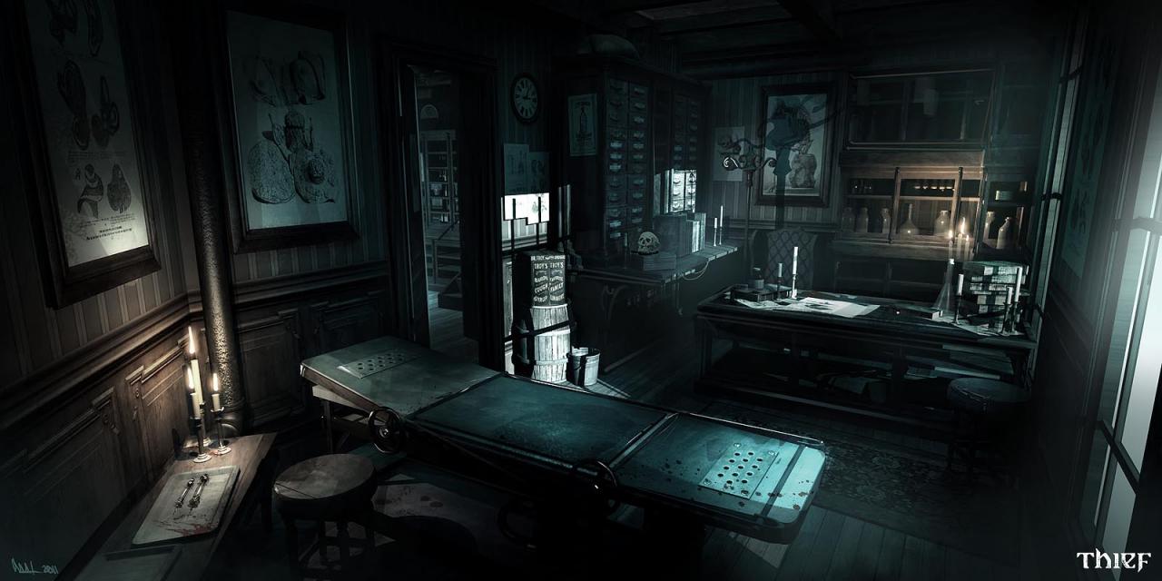 [24/01/2014] Thief: Die vielen begehbaren Gebäude sind mit vielen Details ausgestattet.