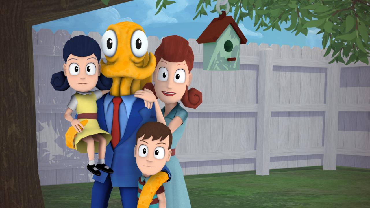 [17/01/2014] Octodad ist wohl alleine schon durch seine Spielidee zum Brüller geworden. In der Rolle von Octodad lebt ihr im Vorort und versucht dort, eure Familie zu ernähren und euch so normal wie möglich zu verhalten, damit auch wirklich niemand darauf kommt, dass ihr ein Octopus seid - leichter gesagt, als getan. 